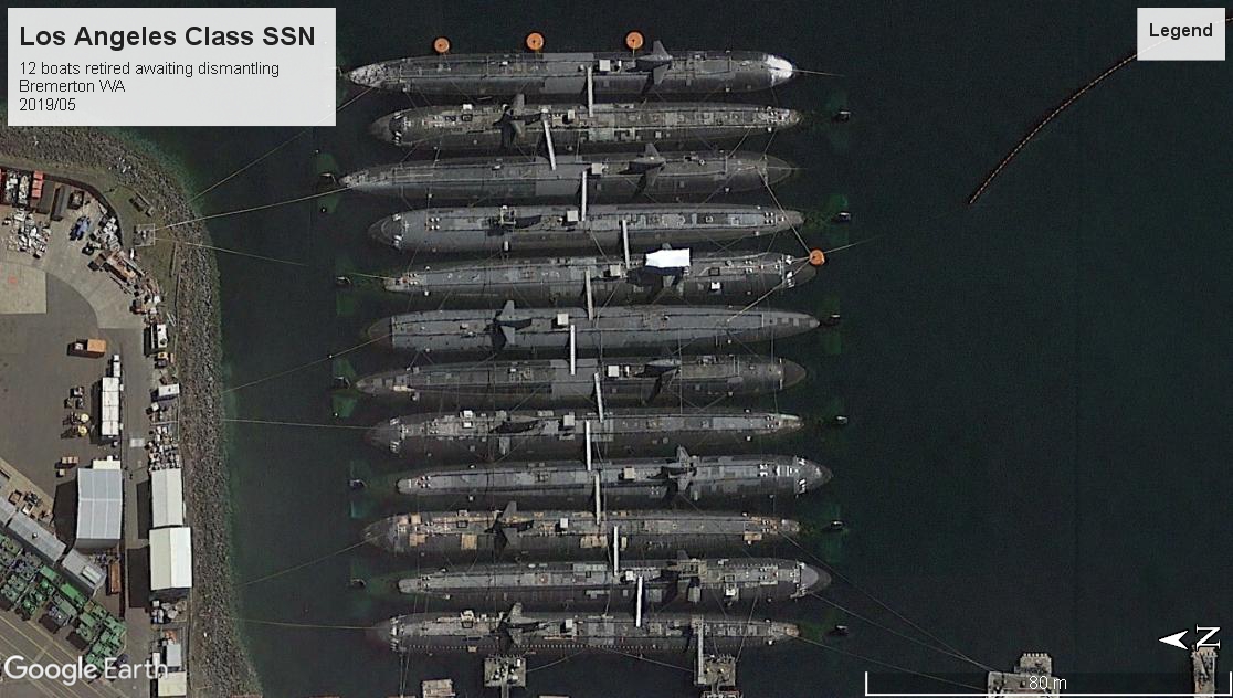 Los Angeles class SSN retired Bremerton 2019
