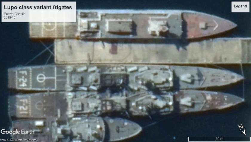 Lupo class Frigates Venezuela Puerto Cabello 2019
