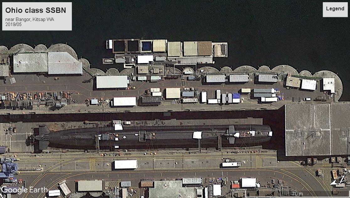 Ohio class SSBN Kitsap WA 2019