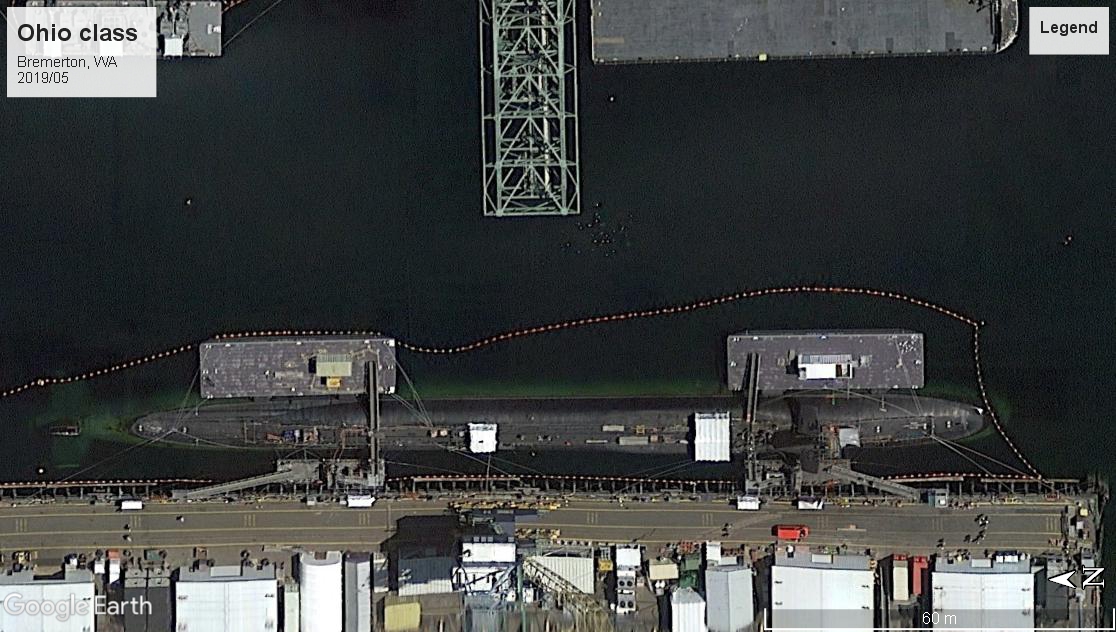 Ohio class SSBN-SSGN Bremerton 2019