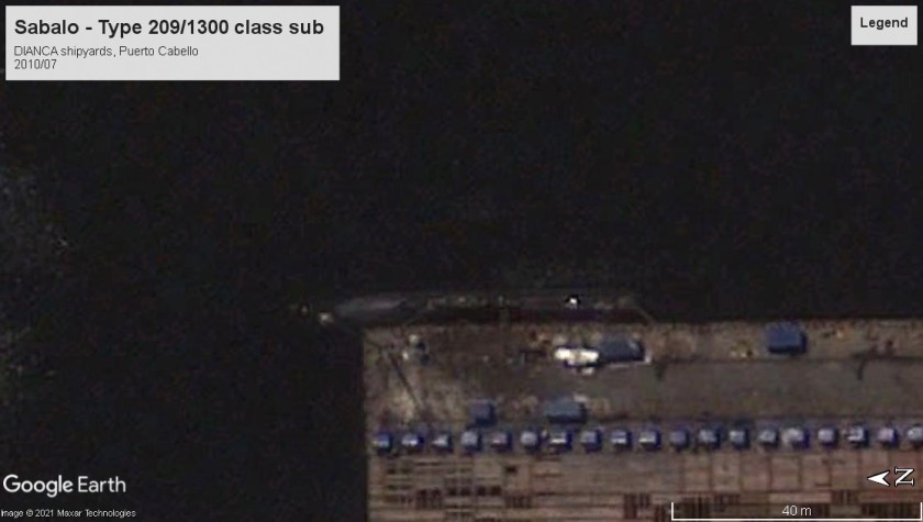 Sabalo Type 209-1300 sub Puerto Cabello 2010