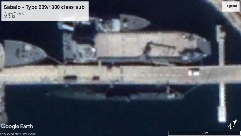 Sabalo Type 209-1300 sub Puerto Cabello 2017