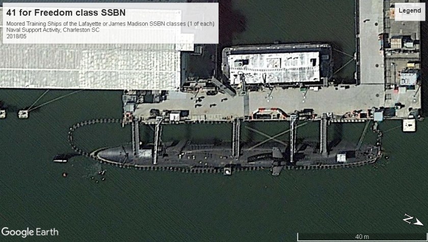 SSBN moored training ships NSA South Carolina 2018