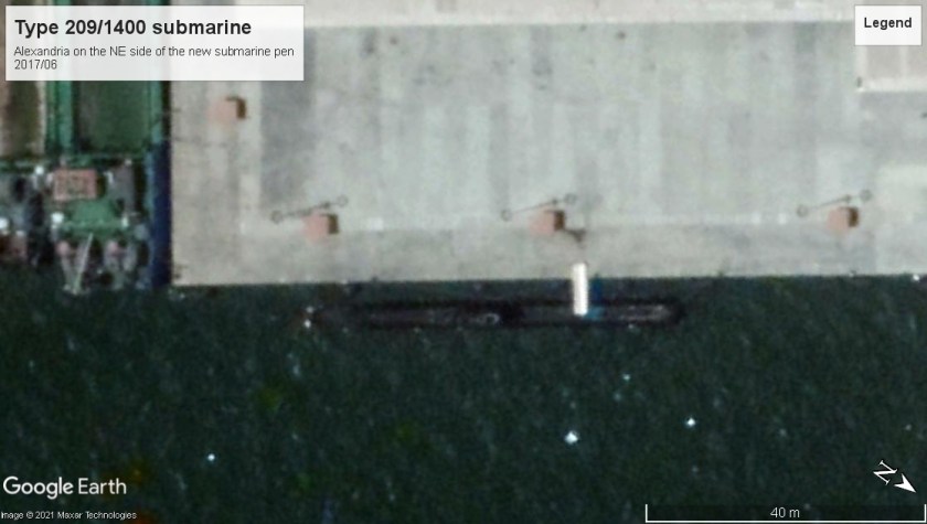 Type 209 Submarine Alexandria 2017