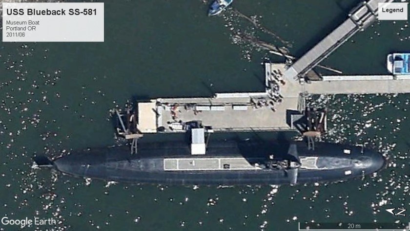 USS Blueback SS-581 museum boat Portland OR 2011