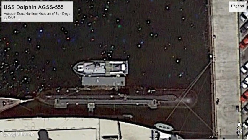 USS Dolphin AGSS-555 Museum Boat San Diego 2015