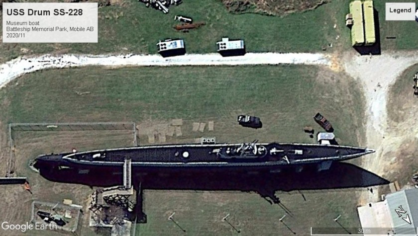 USS Drum SS-228 Battleship Mem Park Mobile 2020