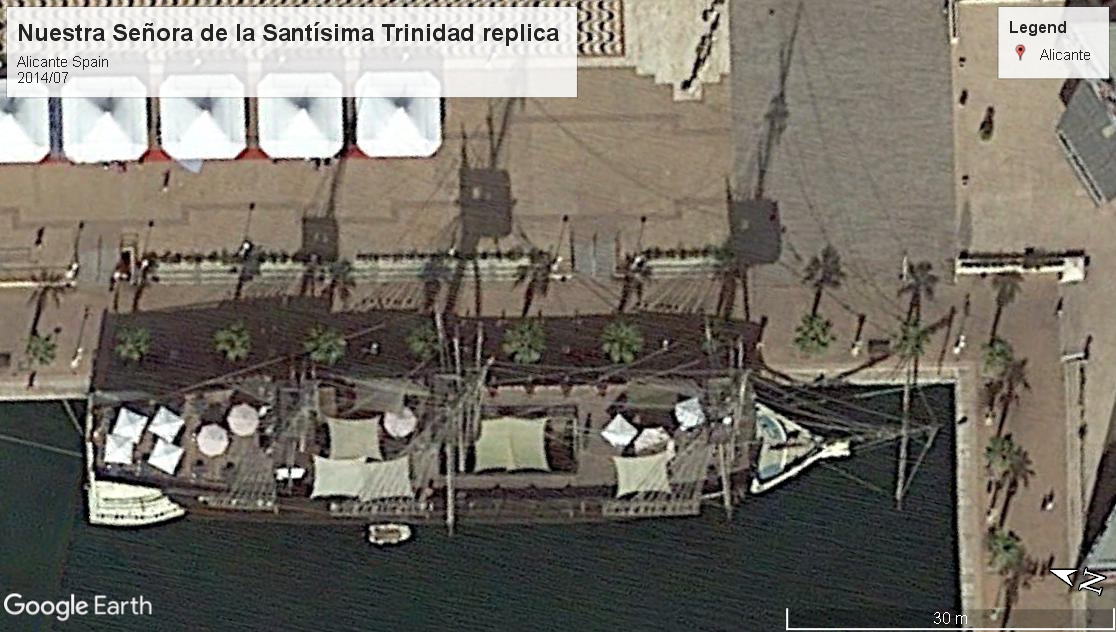 Nuestra Señora de la Santísima Trinidad replica Alicante 2014