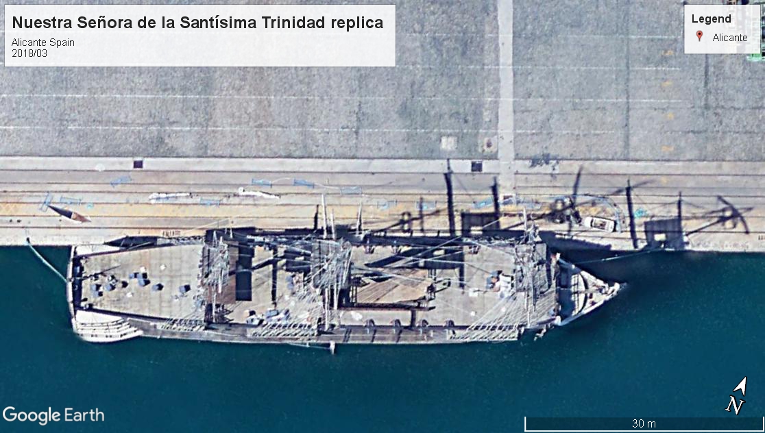 Nuestra Señora de la Santísima Trinidad replica Alicante 2018
