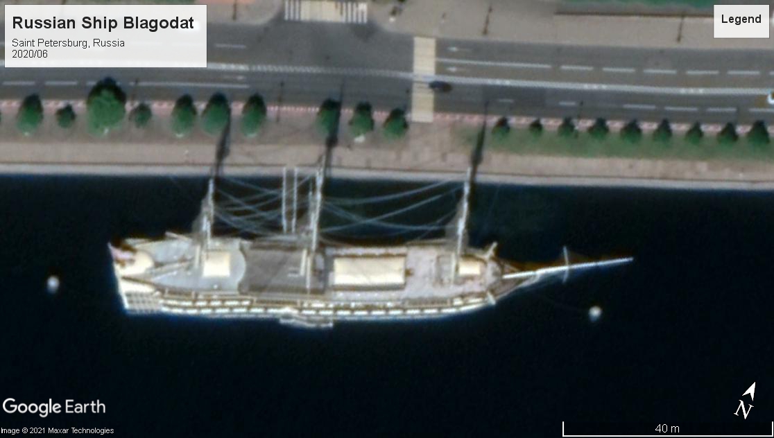 Russian Ship Blagodat replica restaurant St.P 2020-06