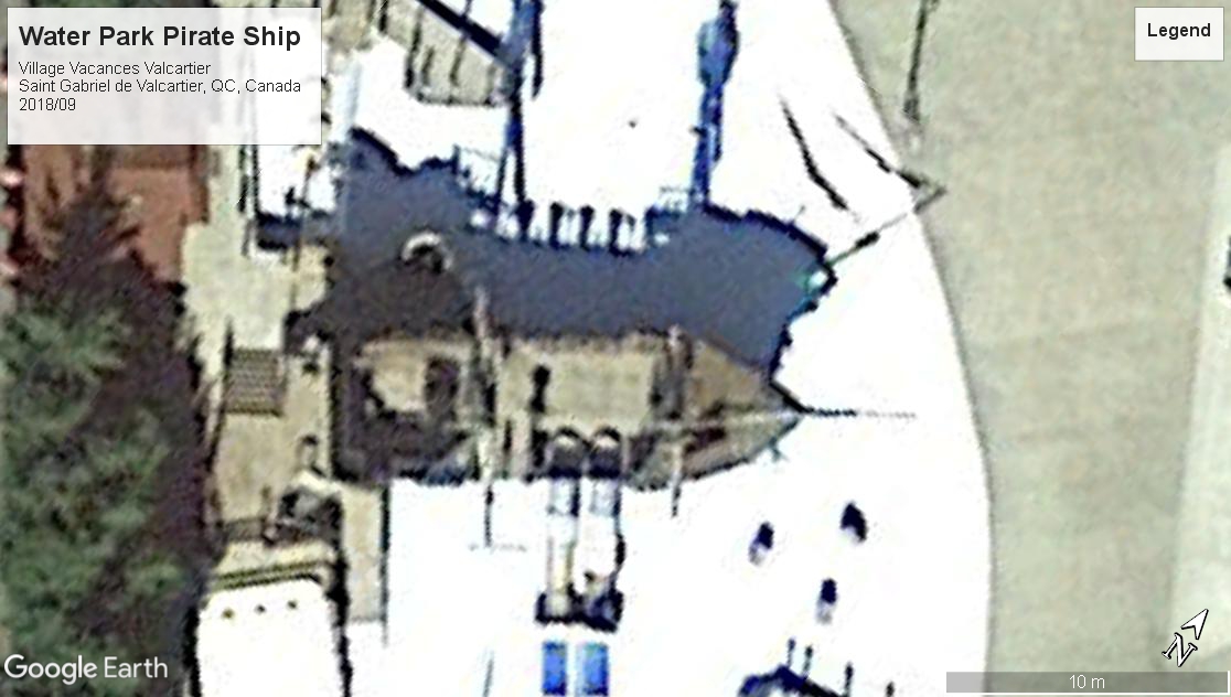 water park pirate ship Valcartier QC 2018