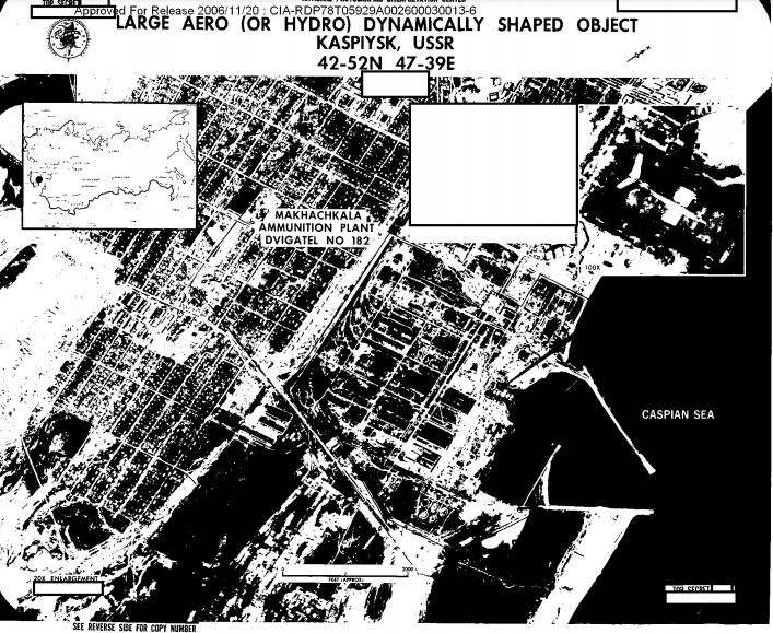 CIA-Caspian Sea Monster Kaspiysk1967