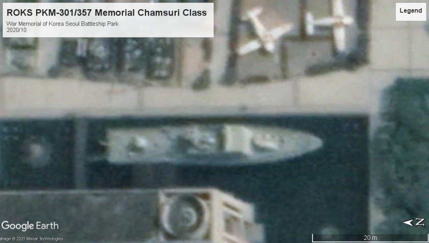 ROKS Chamsuri class patrol museum War Memorial Seoul 2020