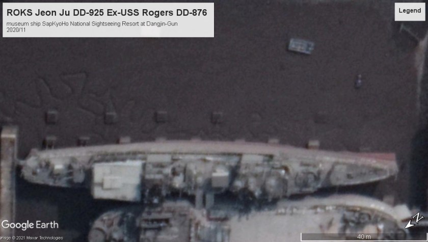 ROKS Jeon Ju DD-925 Ex-USS Rogers Gearing class Dangjin korea 2020