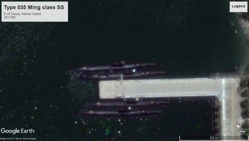 Type 035 Ming SS Hainan Island 2018-08