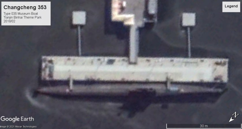 Changcheng 353 museum boat Tianhin Binhai 2018