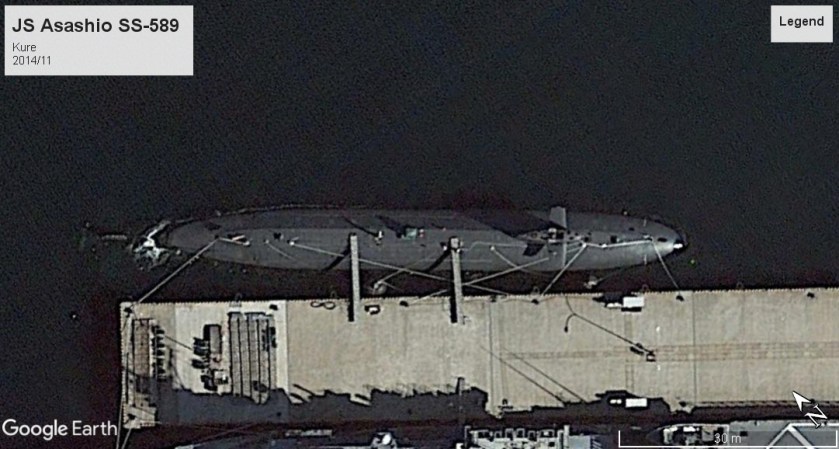 JS Asashio SS-589 Kure 2014