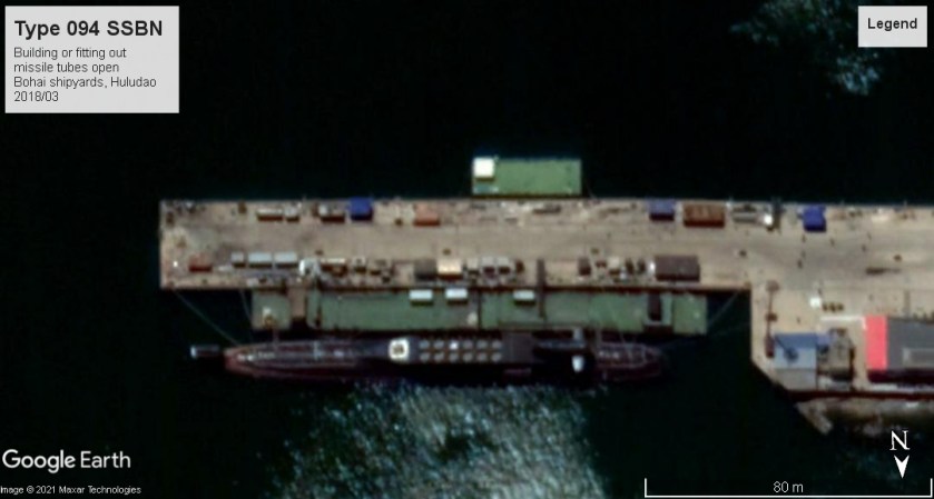 Type 094 SSBN Huladao 2018