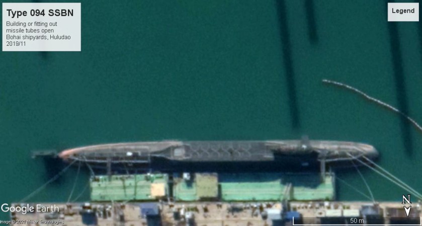 Type 094 SSBN Huladao 2019