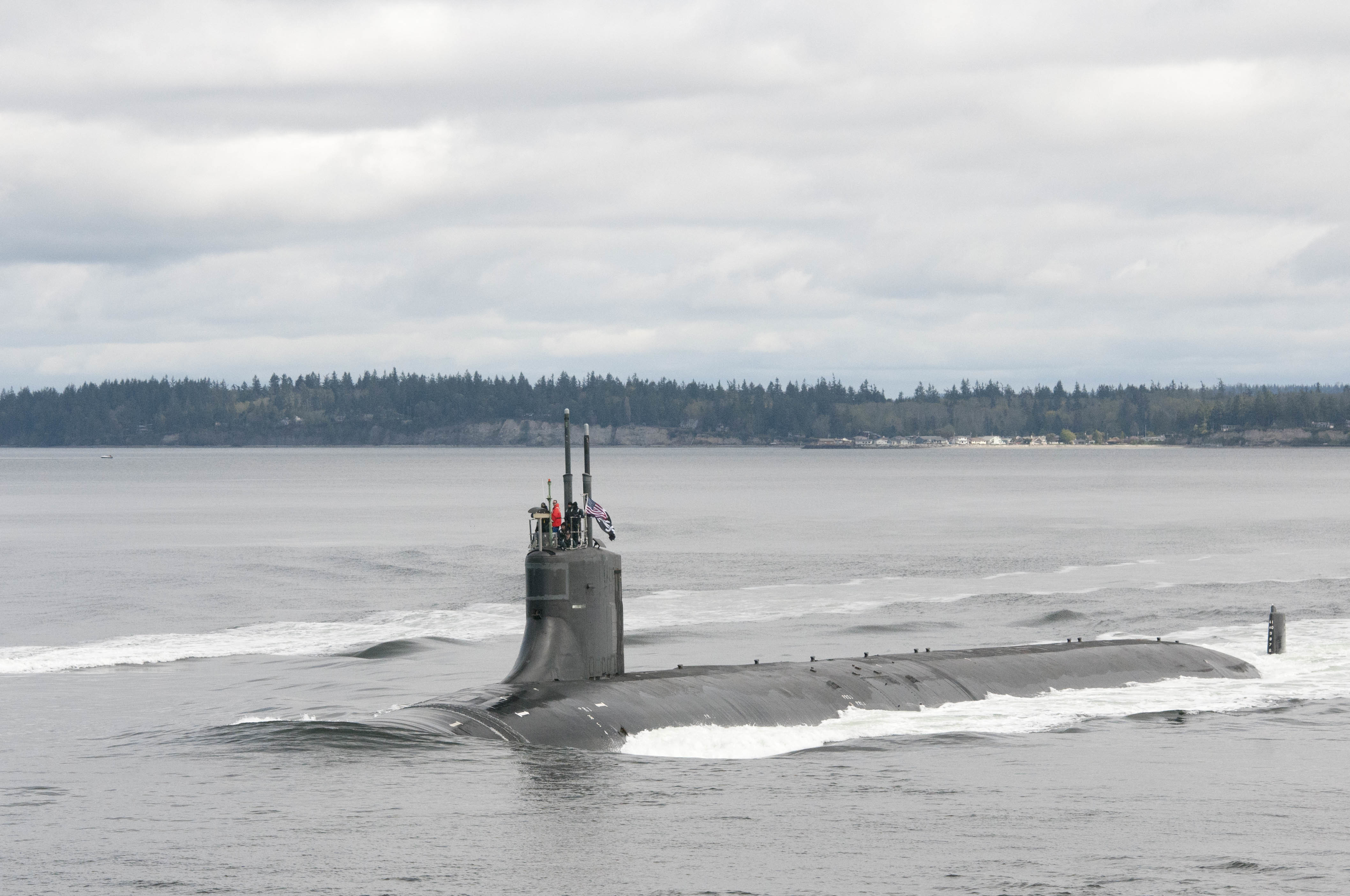 USS Jimmy Carter transits Hood Canal