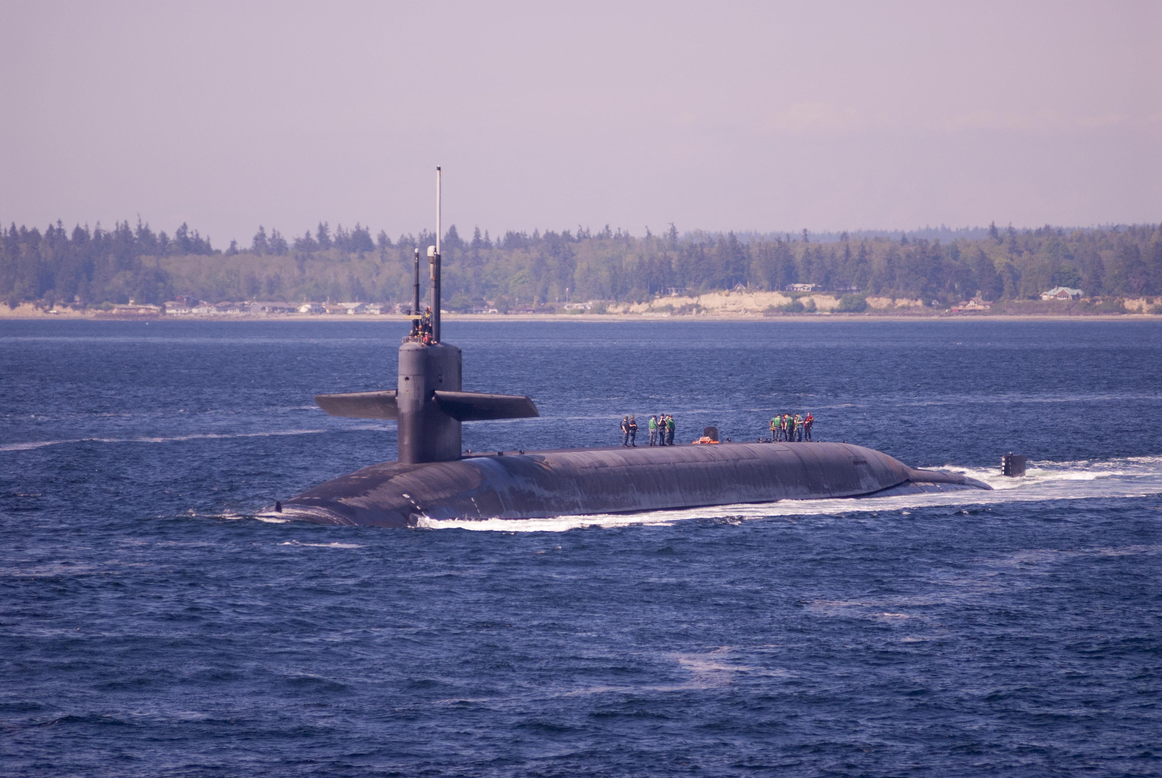 USS Louisiana (SSBN 743) Blue Returns to Naval Base Kitsap-Bangor