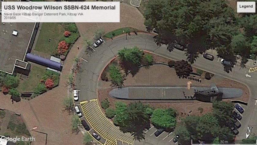 USS Woodrow Wilson SSBN-624 monument Kitsap WA 2019