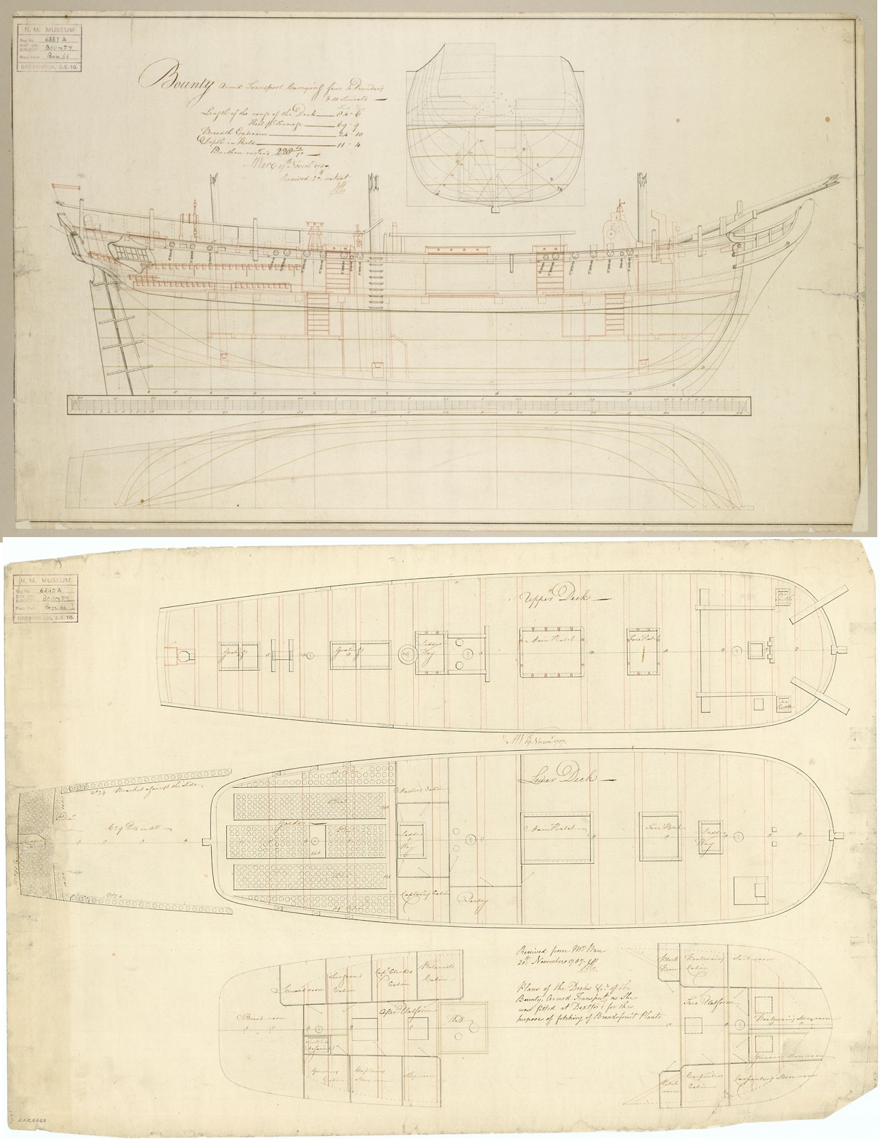Bounty plans 1787 RMG