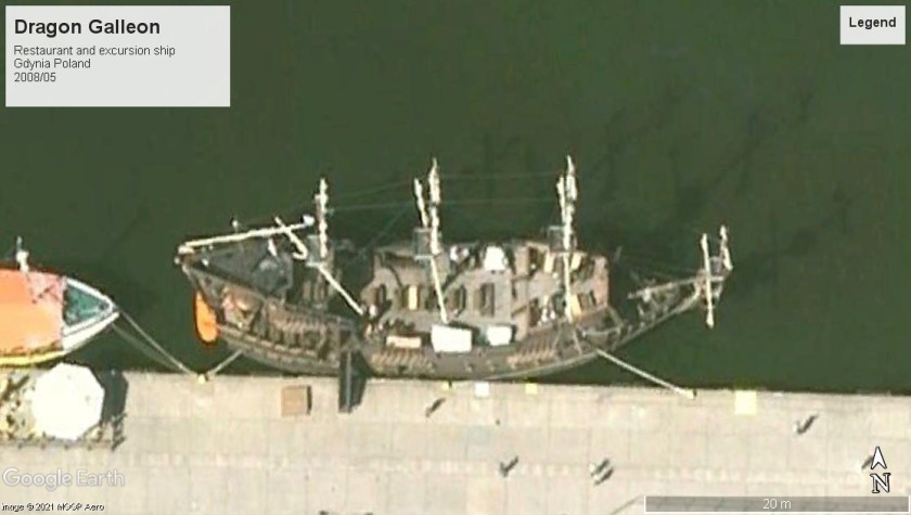 Dragon galleon Gdynia poland 2008