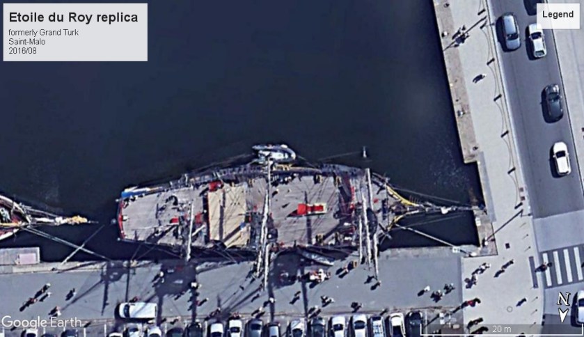 Etoile du Roy - ex-Grand Turk replica St. malo FR 2018