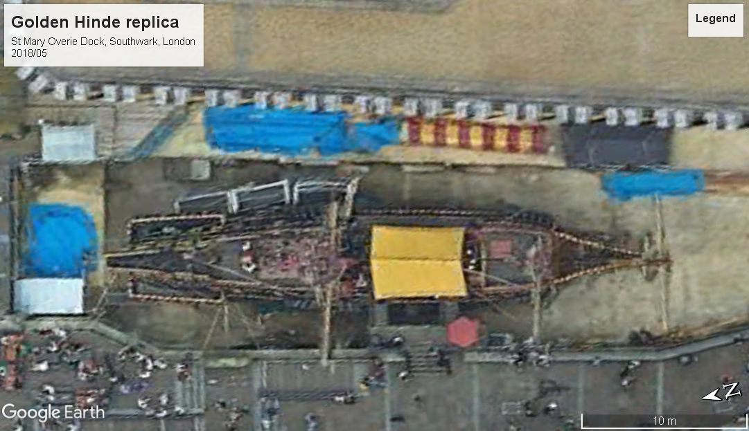 Golden Hinde replica London 2018