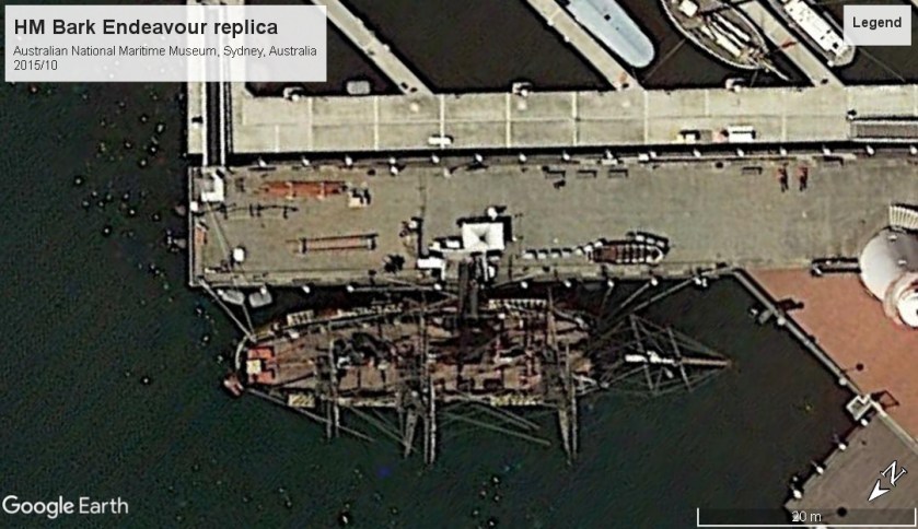 HM Bark Endeavour replica Sydney Aus 2015