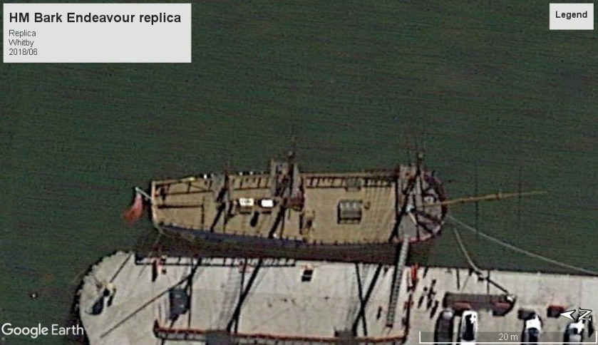 HM Bark Endeavour replica Whitby 2018