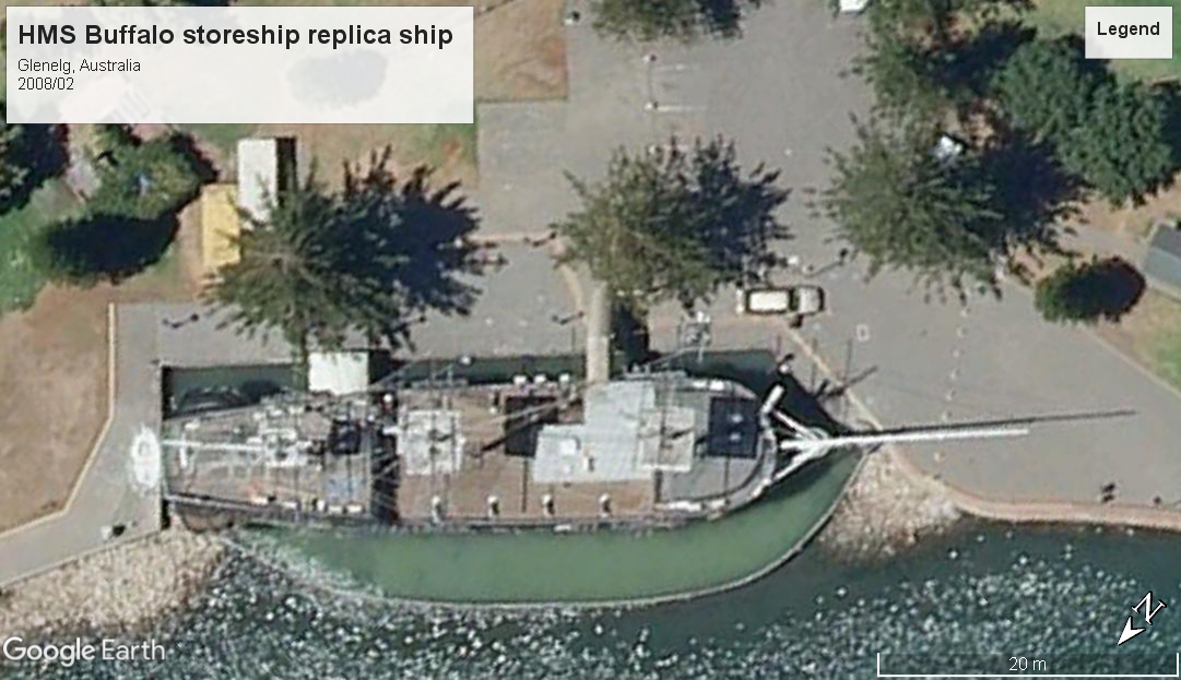 HMS Buffalo replica Glenelg 2008