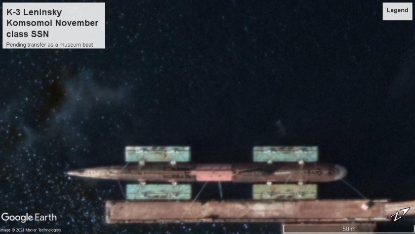 K-3 Leninsky Komsomol November class SSN museum near murmansk 2020