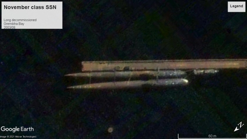November class SSN Gremikha Bay 2003