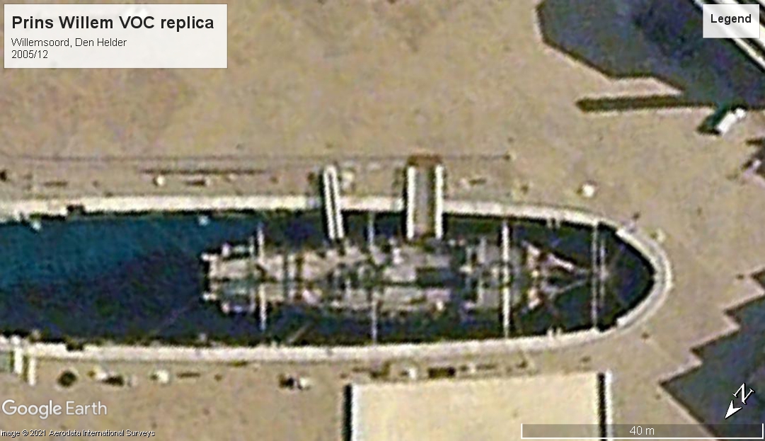 Prins Willem replica VOC ship Den Helder 2005