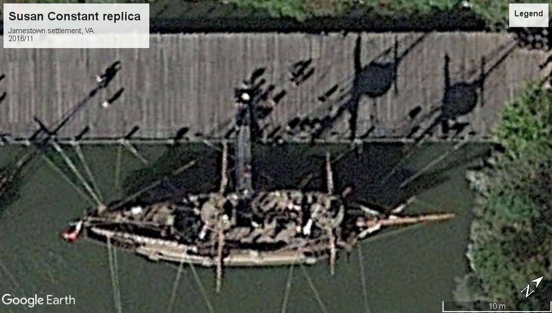 Susan Constant replica Jamestown VA 2016