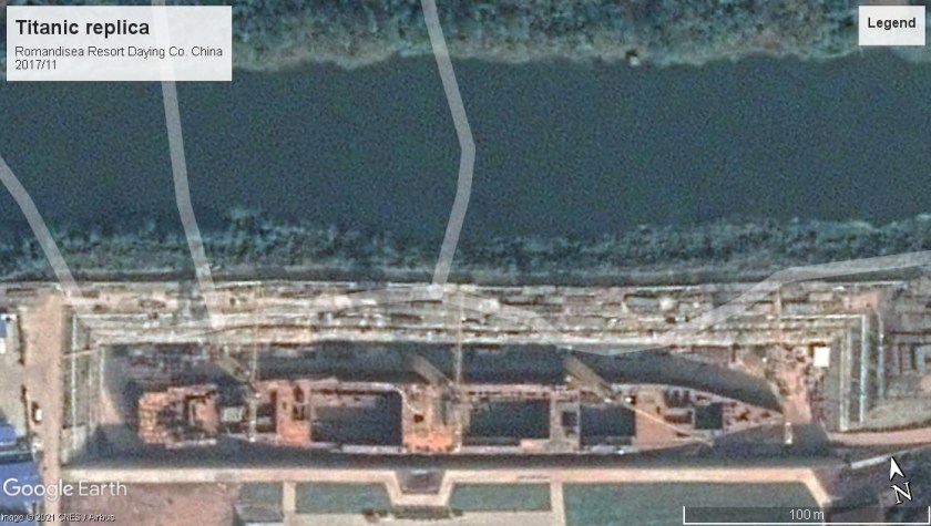 Titanic replica Daying Co. China 2017-11