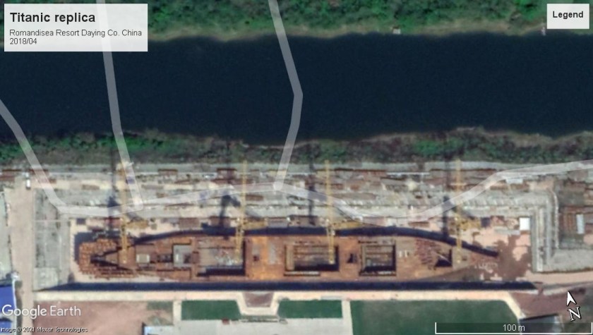Titanic replica Daying Co. China 2018-04