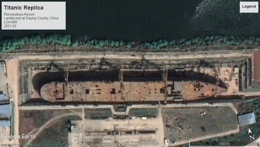 Titanic replica Daying Co. China 2021