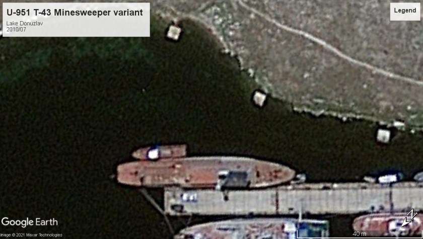 U-951 T-43 class MS Lake Donuzlav Ukraine