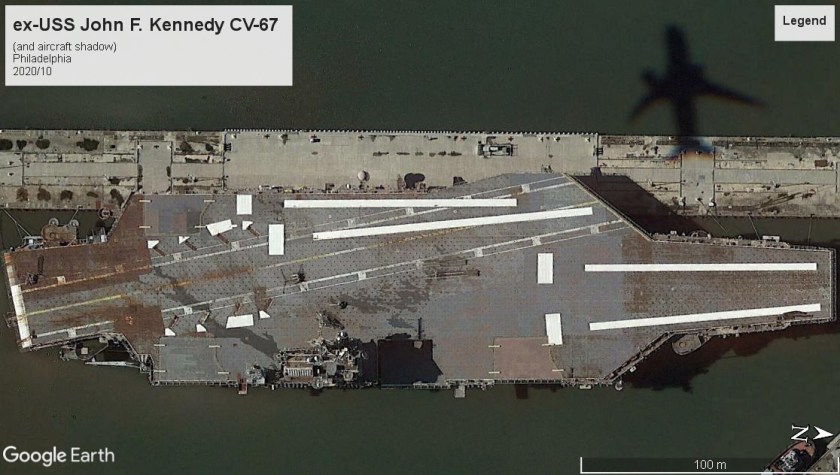 USS JFK Philadelphia 2020