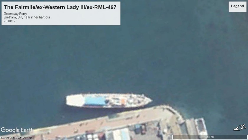 Fairmile RML-497 ferry brixham 2010