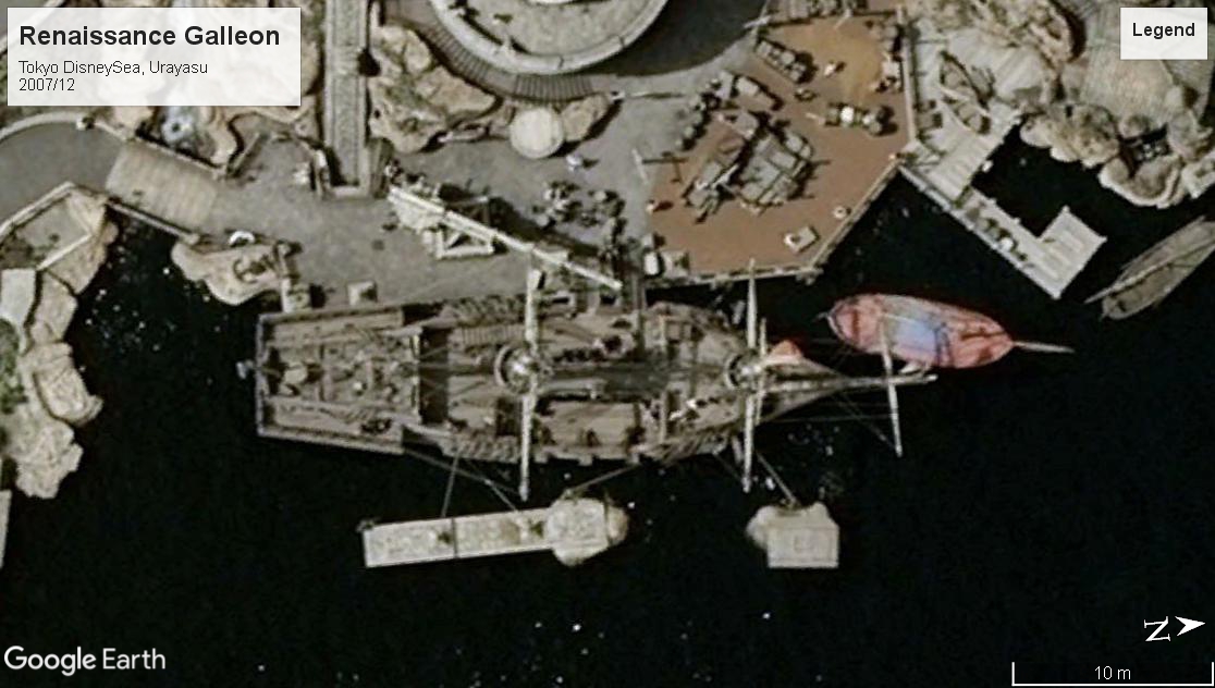 Renaissance galleon Tokyo DisneySea 2007