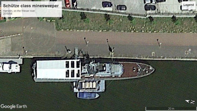 Schütze class minesweeper Hamelin Germany 2015