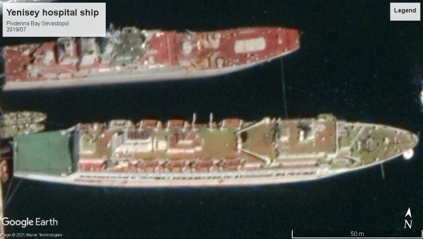 Yenisey hospital ship Sevastopol 2019