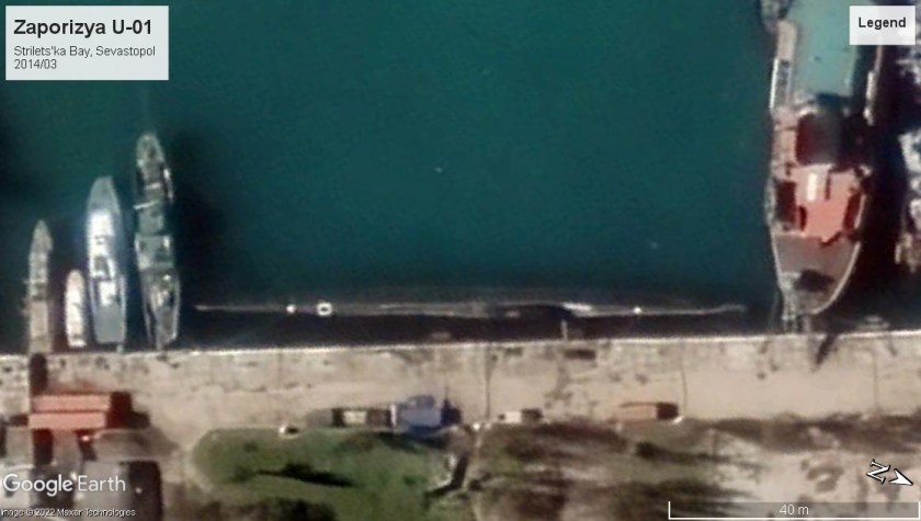 Zaporizya U-01 Foxtrot class Sub Sevastopol 2014