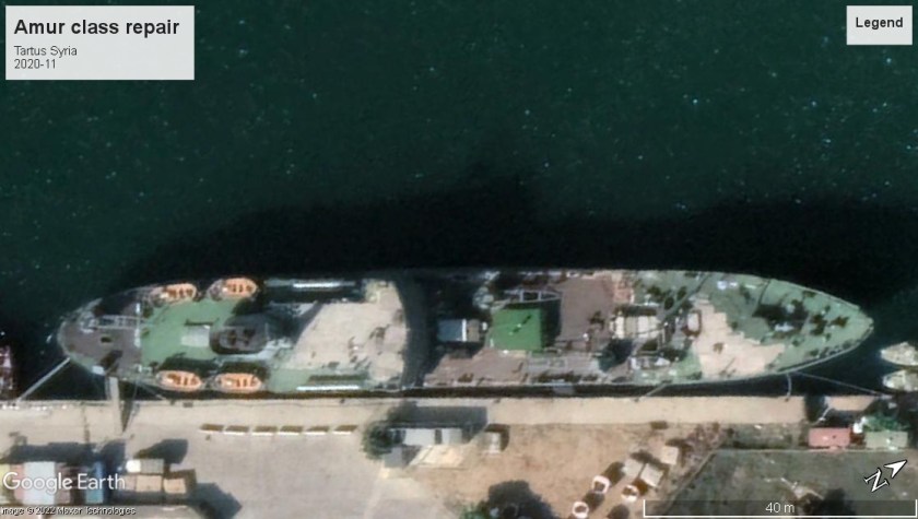 Amur repair ship Tartus 2020