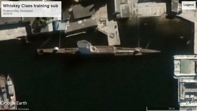 Whiskey class SS training sub Sevastopol 2015