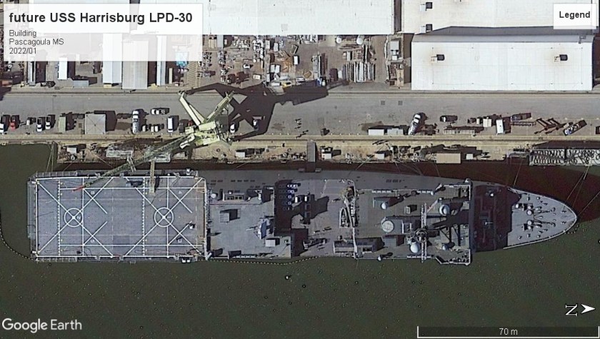 USS Harrisburg LPD-30 Pascagoula 2022